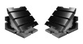 adjustable Angle Plates, with T-Slots 200 x 200 x 240 mm S892200