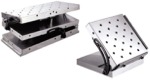 Precision Sine Plate and Precision Sine Plate 2-Axis, made of alloy tool steel, hardened (58HRC) and ground, precise angles settings with Parallel Gauge
