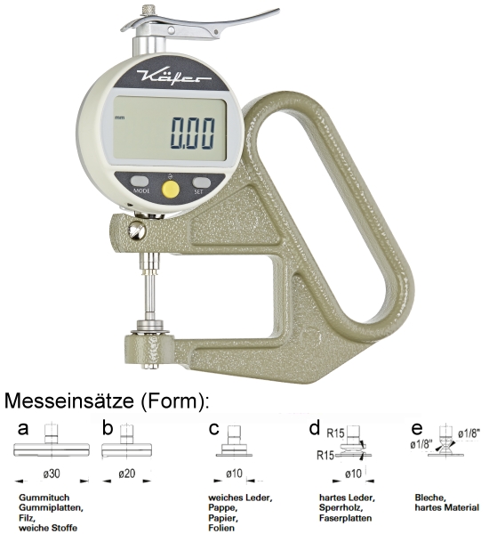 Digital Thickness Gauge with lifting device JD 50 KA20048-e