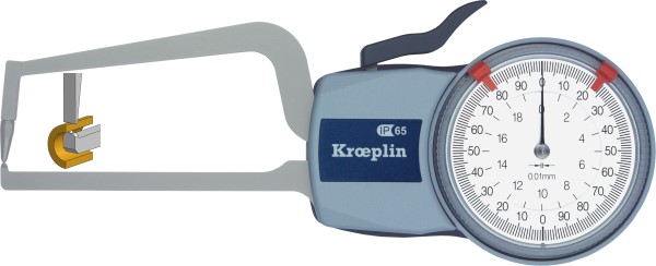 External Dial Caliper Gauge mechancial 0 mm - 20,0 mm KD2R20S