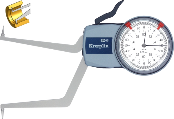 Internal Dial Caliper Gauge, mechanical 80,0 mm - 100,0 mm KH280