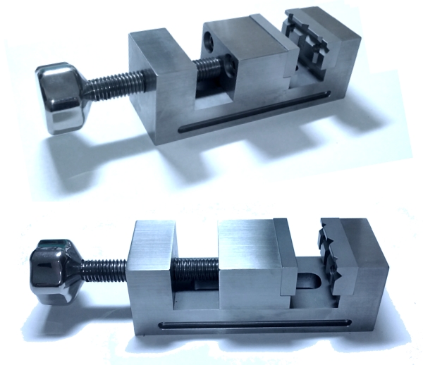 Mini Vise hardened stainless steel 75 mm x 25 mm x 25 mm H304-5700