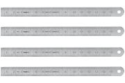 Stahlmassstab 100x13x0.5 mm 100 mm V1010030010