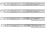 Stahlmassstab 100x13x0.5 mm 100 mm V1011010010