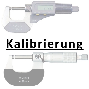 Kalibrierung inkl. Zertifikat B�gelmessschraube bis 100 mm LW-207-01
