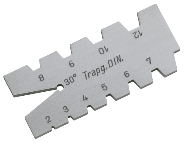Trapez - Gewindestahllehre  R101101