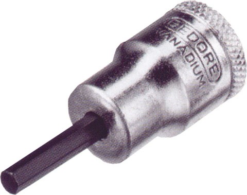 Schraubendreher- Einsatz f�r Innensechskantschrauben Sechskant 4 mm GDIN30-4
