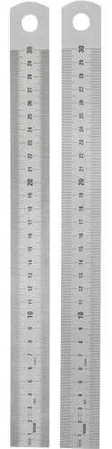 Rostfreier Stahlmassstab  nach EG Kl. II 1000 x 30 x 1.0 mm V1001260100