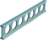 Montagelineal Doppel-T-f�rmig DIN 874/1  Z034011000